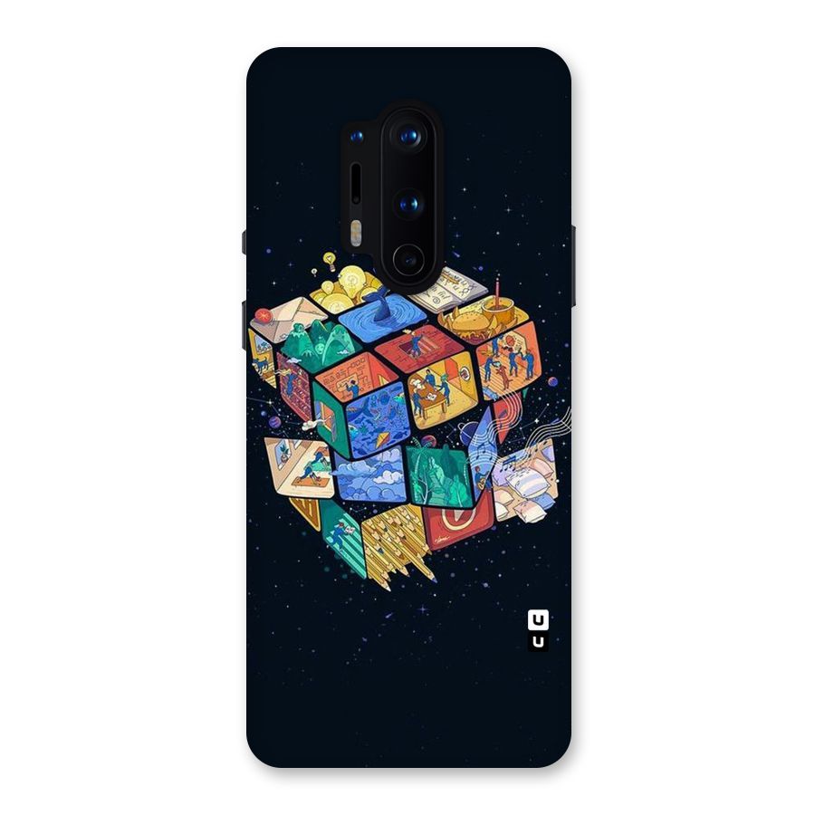 Coloured Rubic Back Case for OnePlus 8 Pro