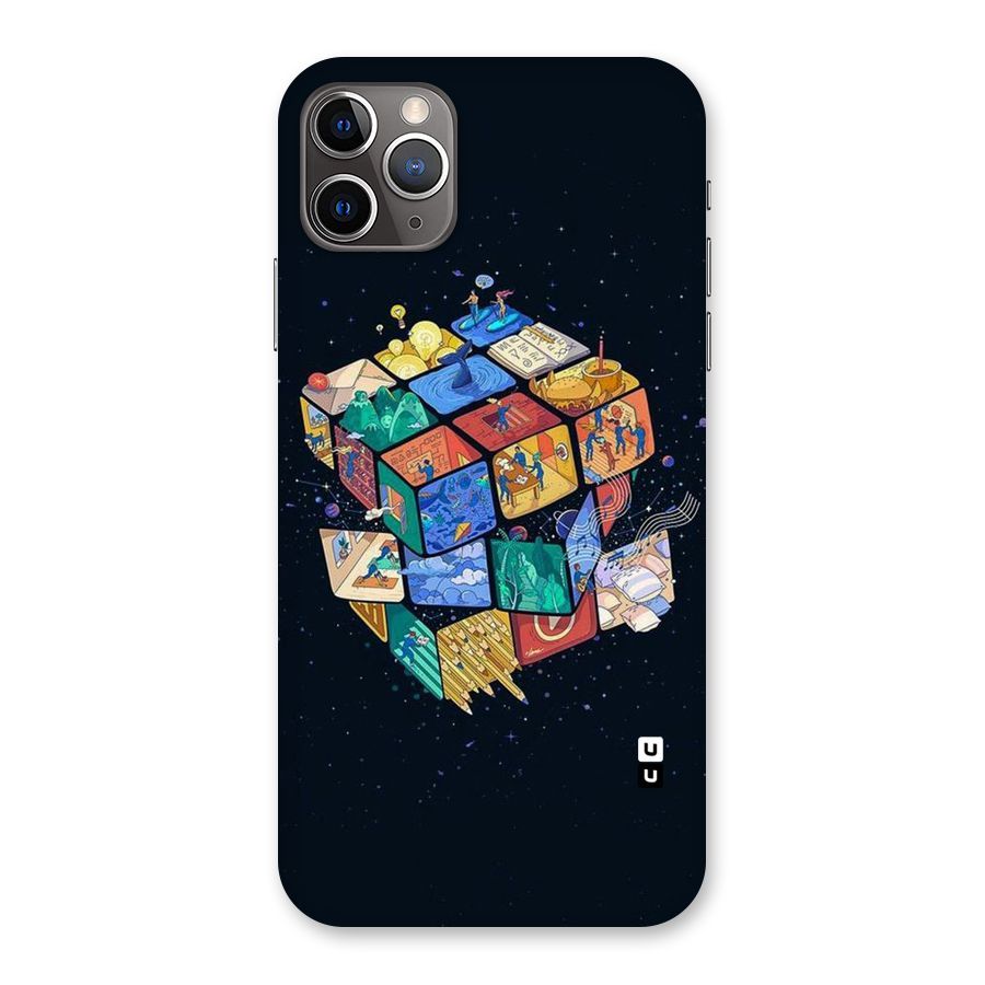 Coloured Rubic Back Case for iPhone 11 Pro Max