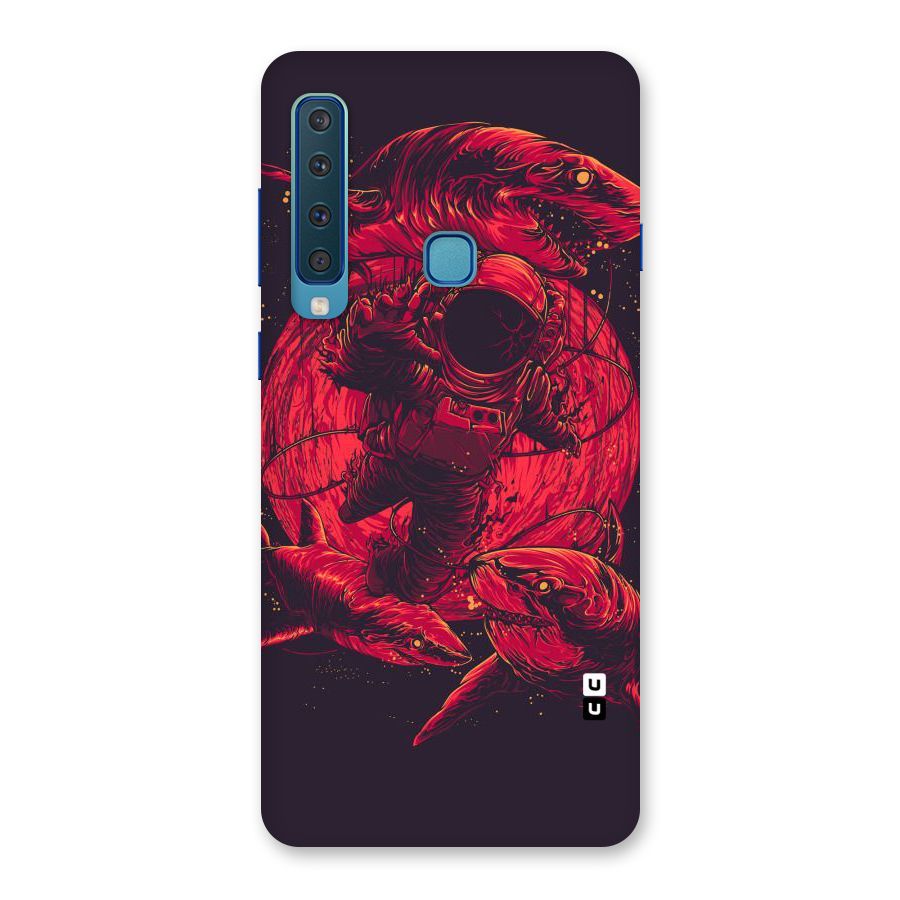 Coloured Spaceman Back Case for Galaxy A9 (2018)