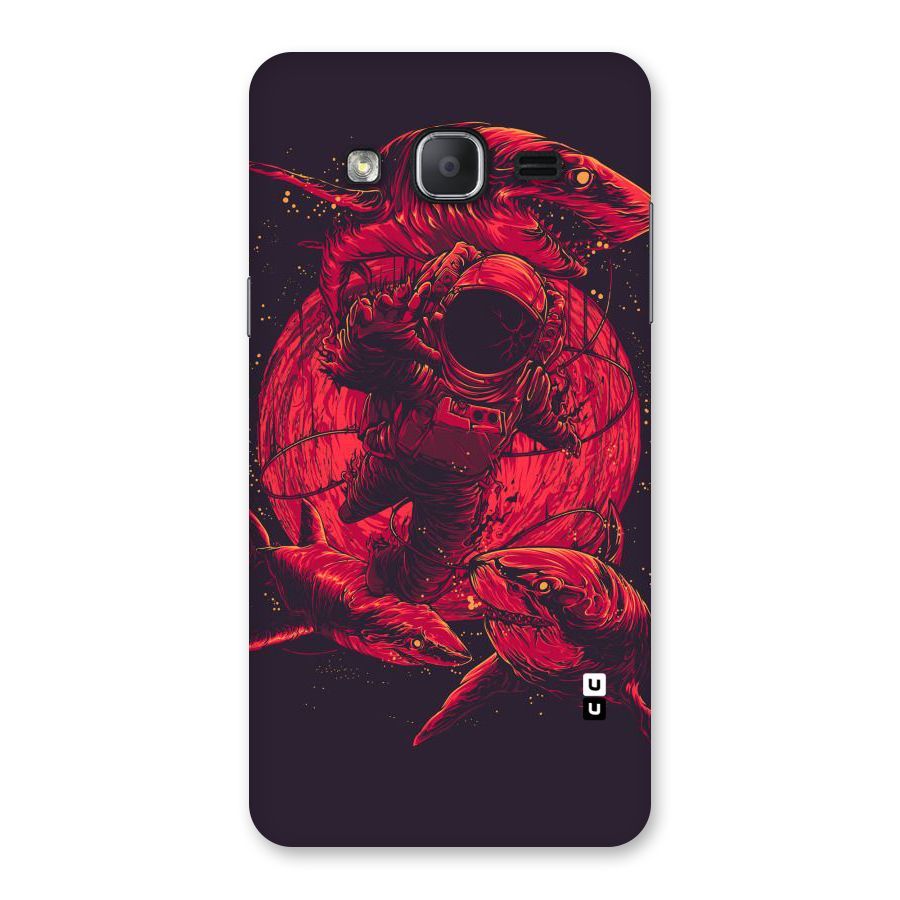 Coloured Spaceman Back Case for Galaxy On7 2015