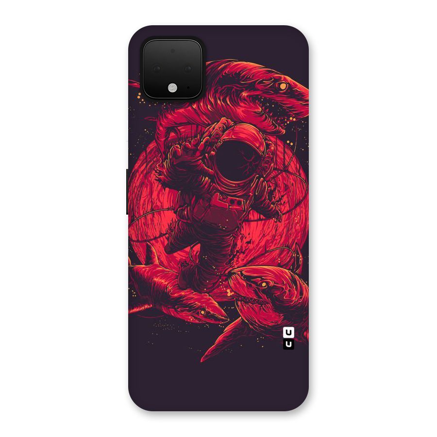 Coloured Spaceman Back Case for Google Pixel 4 XL