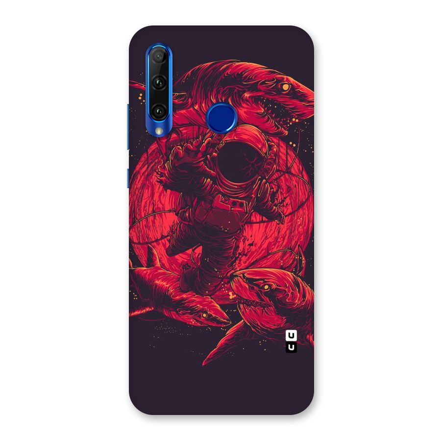 Coloured Spaceman Back Case for Honor 20i