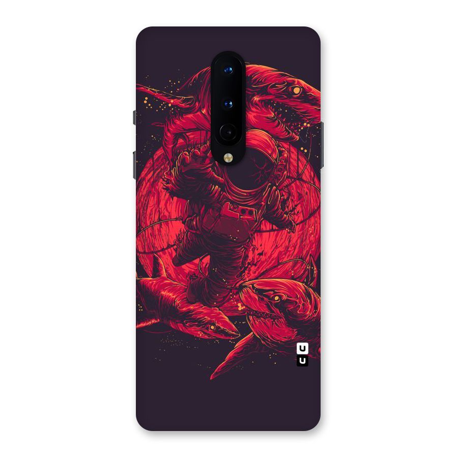 Coloured Spaceman Back Case for OnePlus 8
