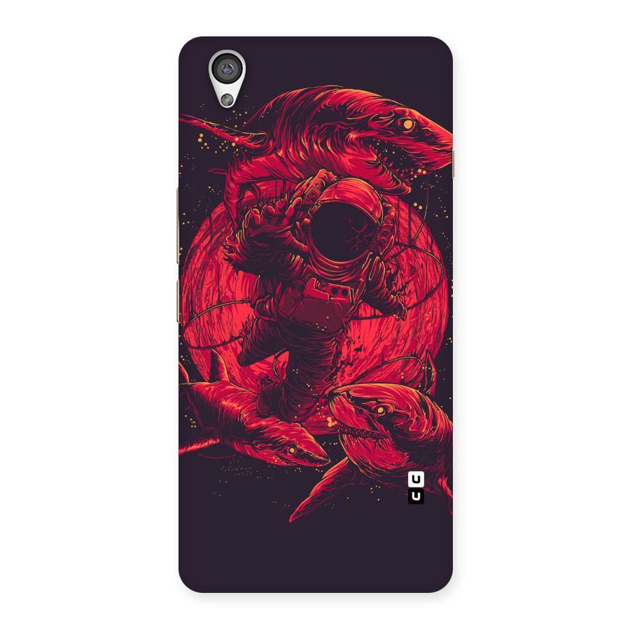Coloured Spaceman Back Case for OnePlus X