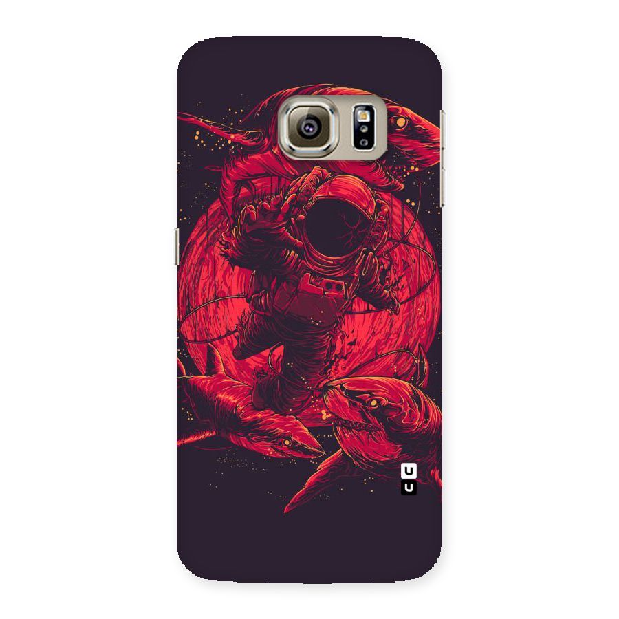 Coloured Spaceman Back Case for Samsung Galaxy S6 Edge Plus