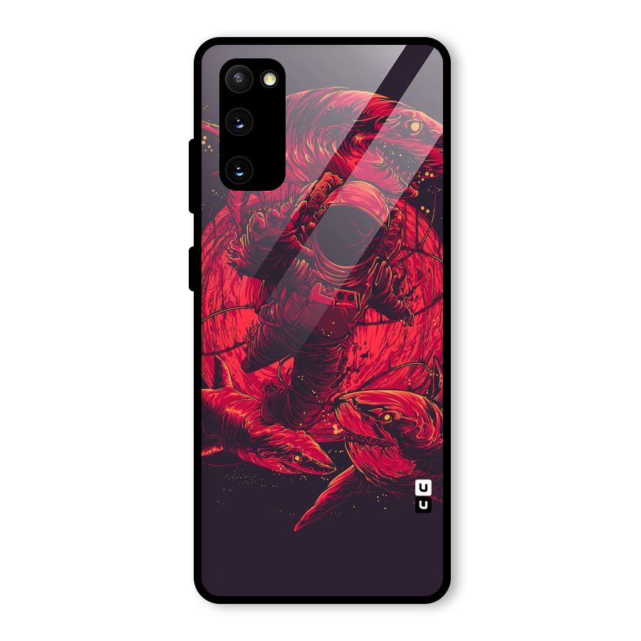 Coloured Spaceman Glass Back Case for Galaxy S20 FE 5G
