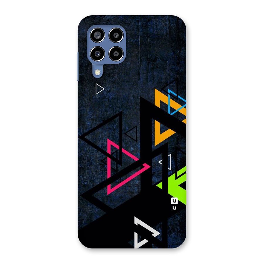 Coloured Triangles Back Case for Galaxy M53 5G
