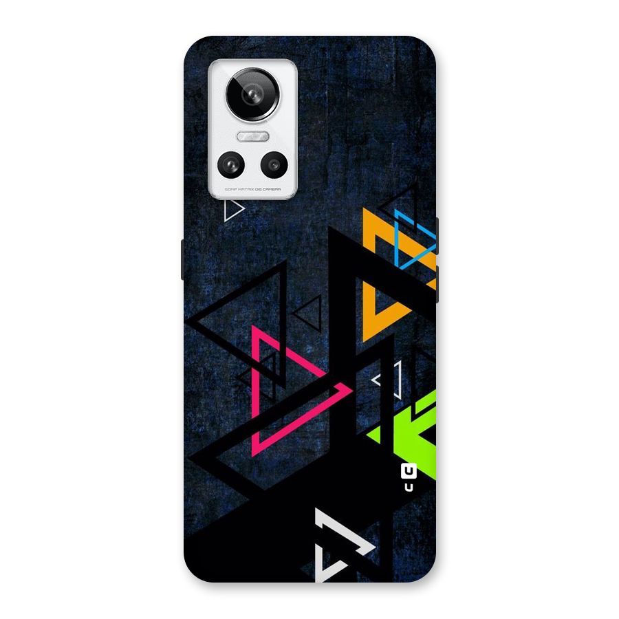 Coloured Triangles Back Case for Realme GT Neo 3