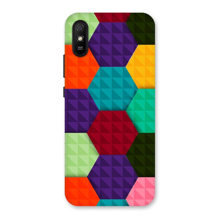 Colourful Abstract Back Case for Redmi 9i