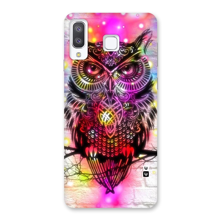 Colourful Owl Back Case for Galaxy A8 Star