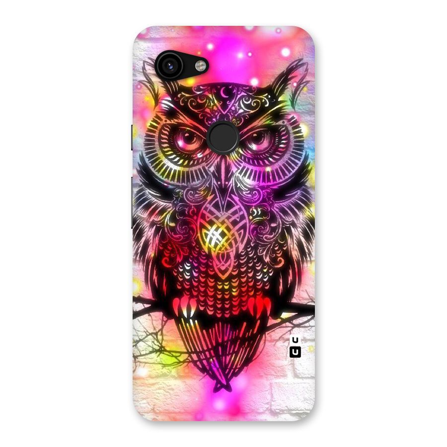 Colourful Owl Back Case for Google Pixel 3a