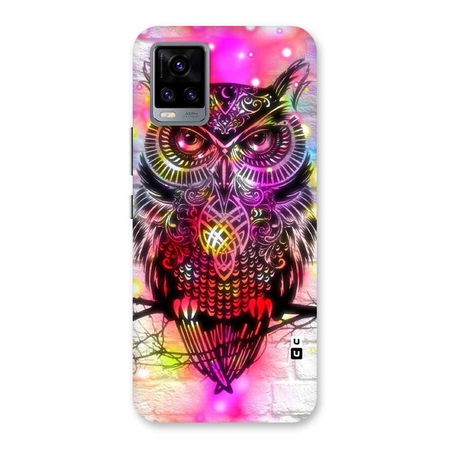 Colourful Owl Back Case for Vivo V20