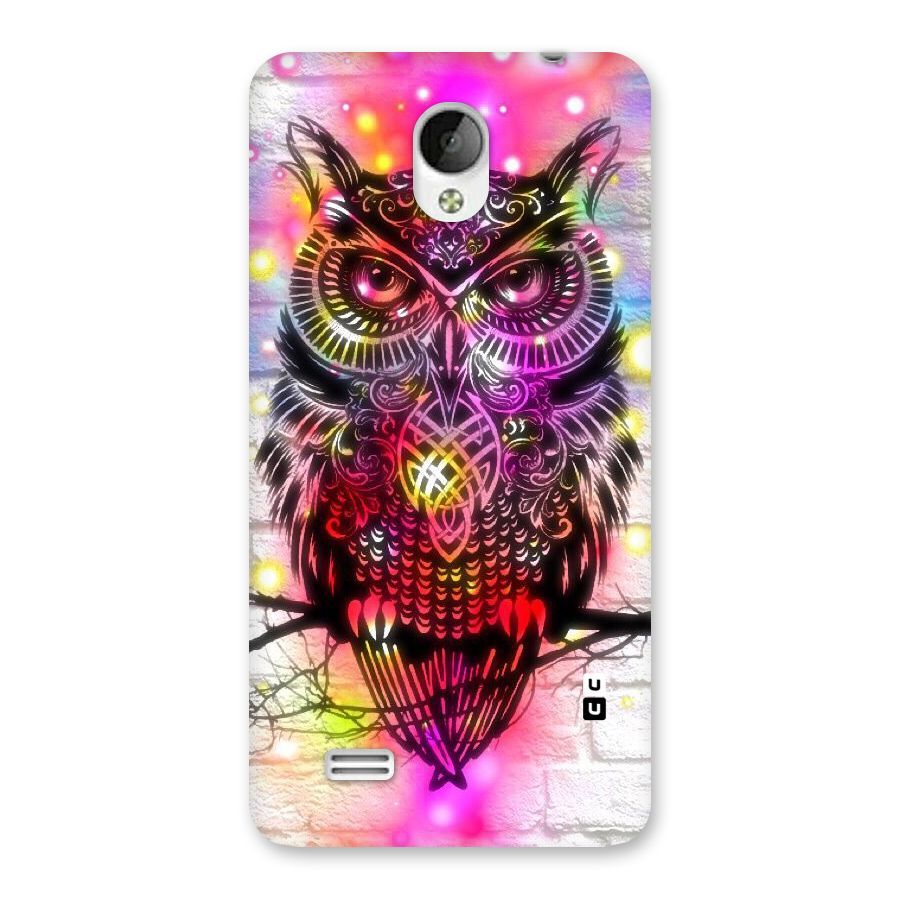 Colourful Owl Back Case for Vivo Y21