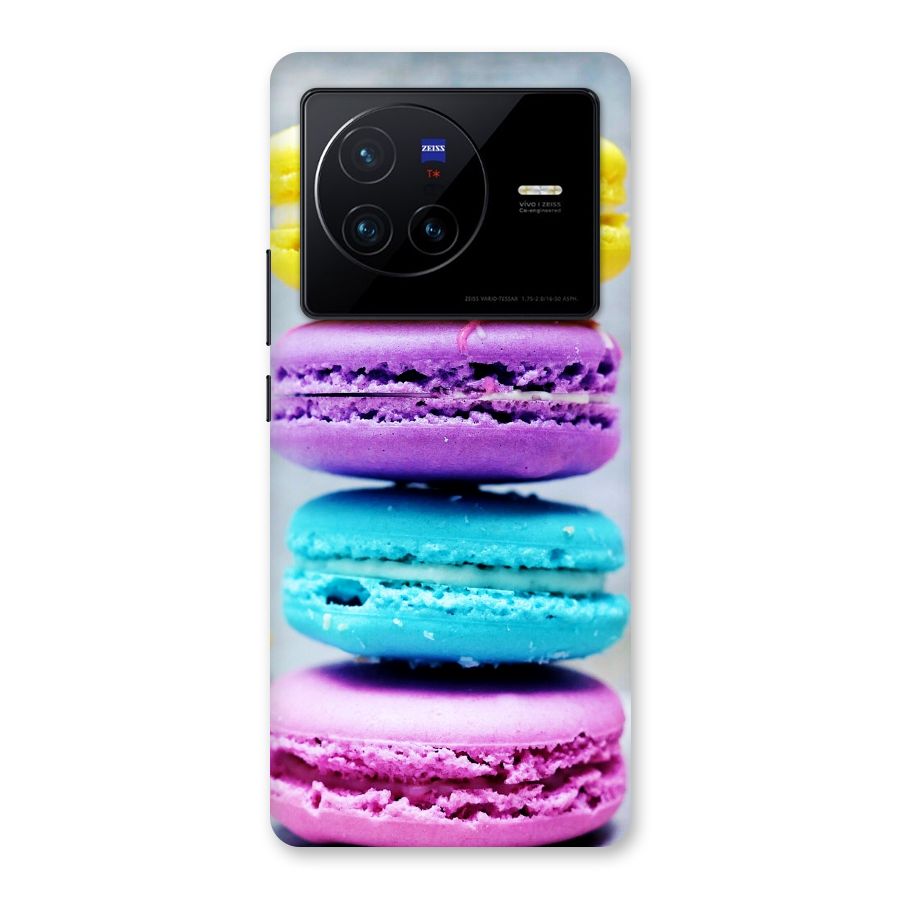 Colourful Whoopie Pies Back Case for Vivo X80