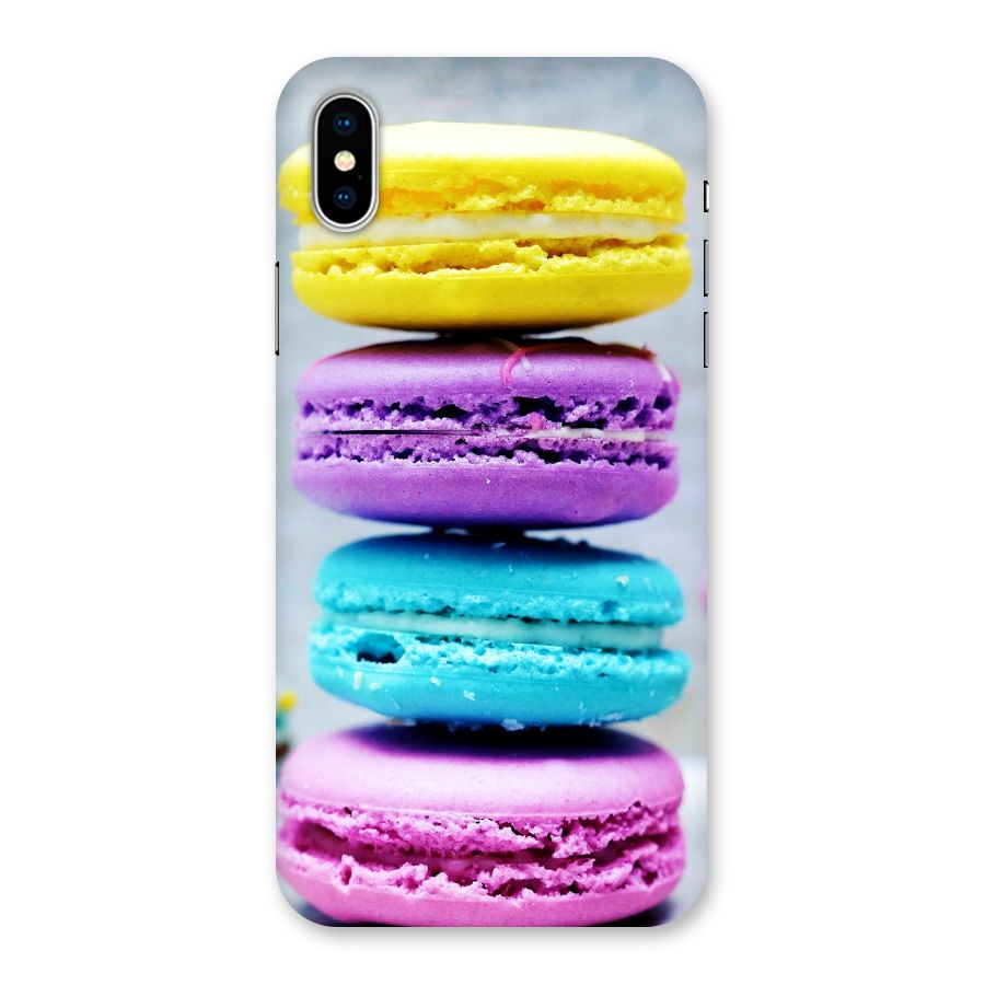 Colourful Whoopie Pies Back Case for iPhone XS