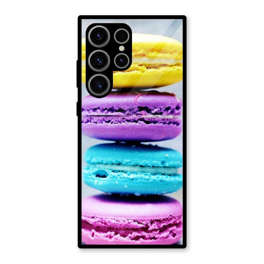 Colourful Whoopie Pies Glass Back Case for Galaxy S23 Ultra