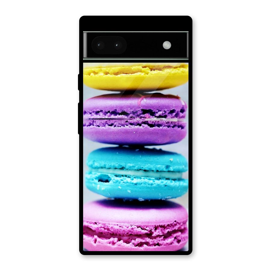 Colourful Whoopie Pies Glass Back Case for Google Pixel 6a