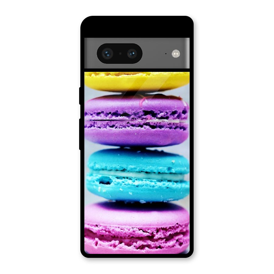 Colourful Whoopie Pies Glass Back Case for Google Pixel 7