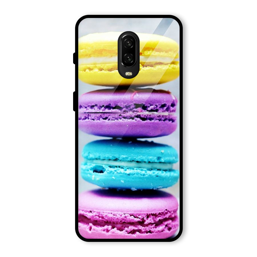 Colourful Whoopie Pies Glass Back Case for OnePlus 6T