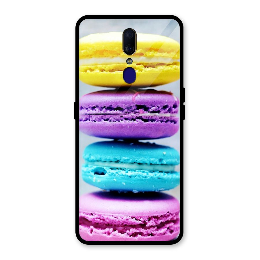 Colourful Whoopie Pies Glass Back Case for Oppo F11