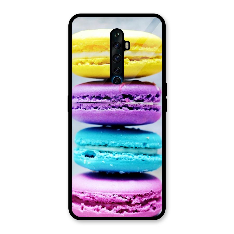 Colourful Whoopie Pies Glass Back Case for Oppo Reno2 F