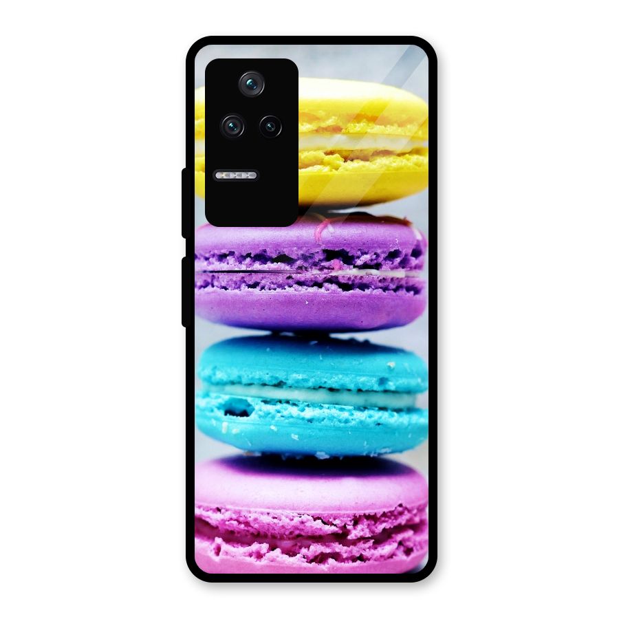 Colourful Whoopie Pies Glass Back Case for Poco F4 5G