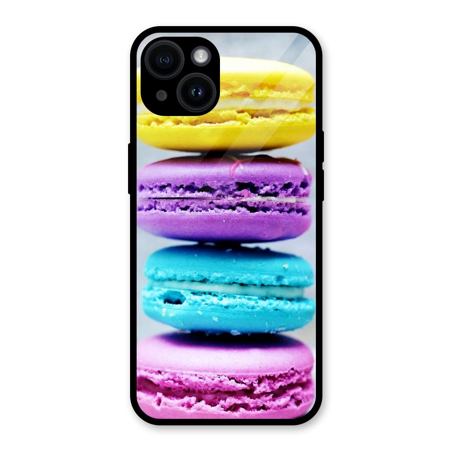Colourful Whoopie Pies Glass Back Case for iPhone 14