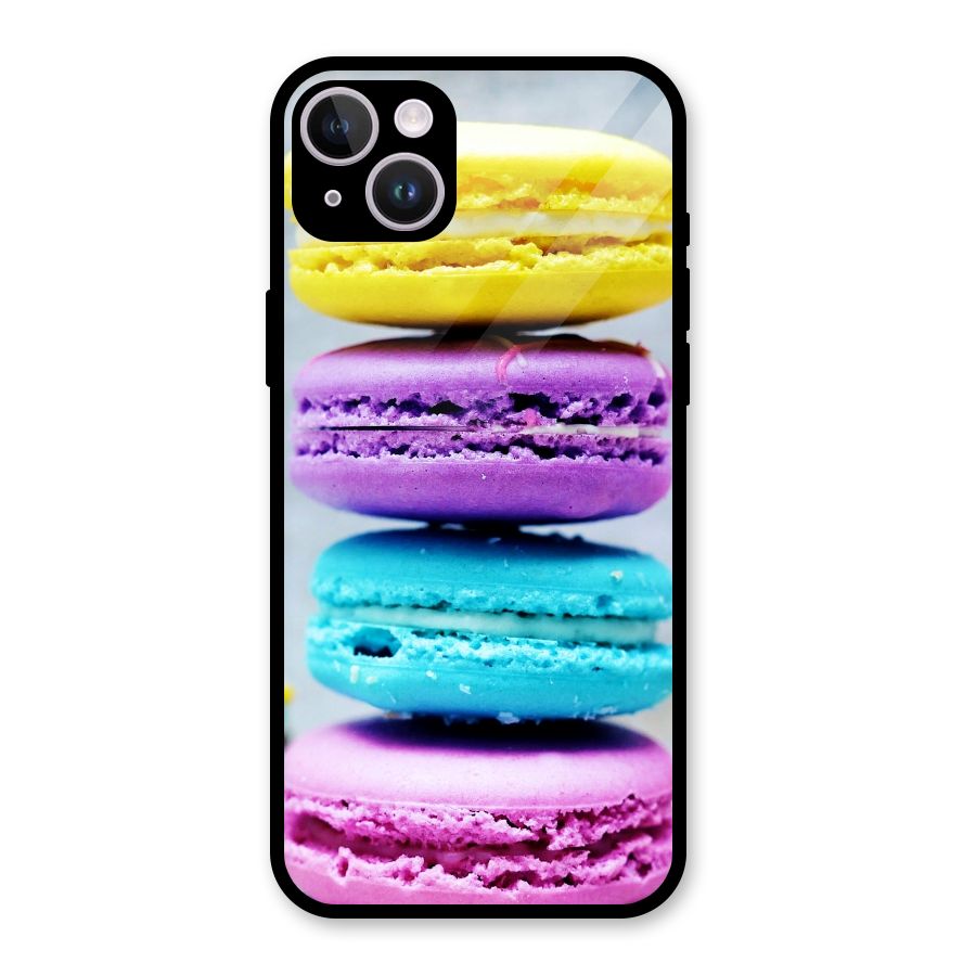 Colourful Whoopie Pies Glass Back Case for iPhone 14 Plus