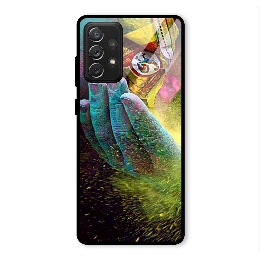 Colours Glass Back Case for Galaxy A72