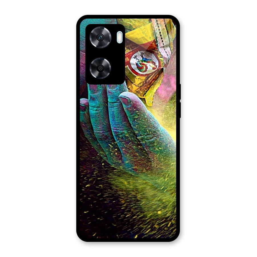 Colours Glass Back Case for Oppo A77