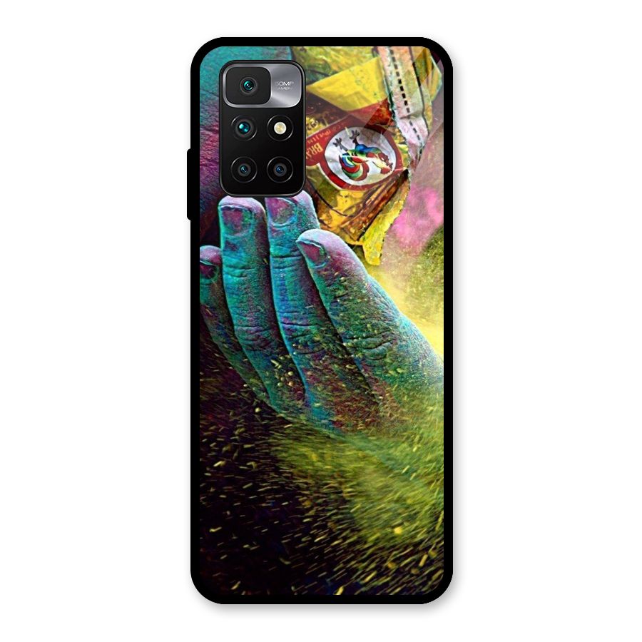 Colours Glass Back Case for Redmi 10 Prime