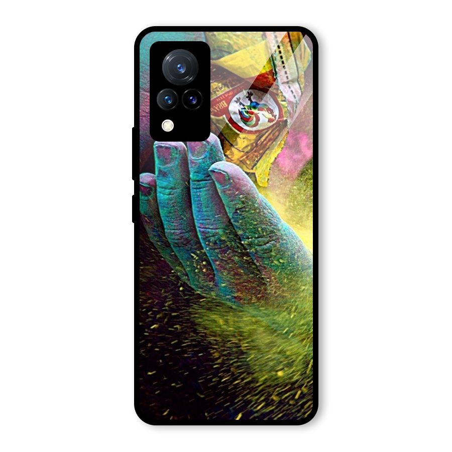 Colours Glass Back Case for Vivo V21 5G