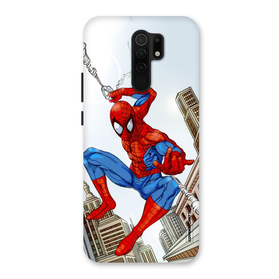 Comic Spider Man Back Case for Poco M2