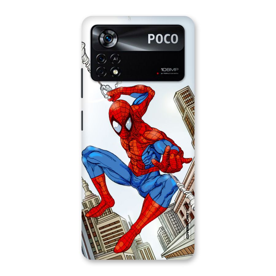 Comic Spider Man Back Case for Poco X4 Pro 5G