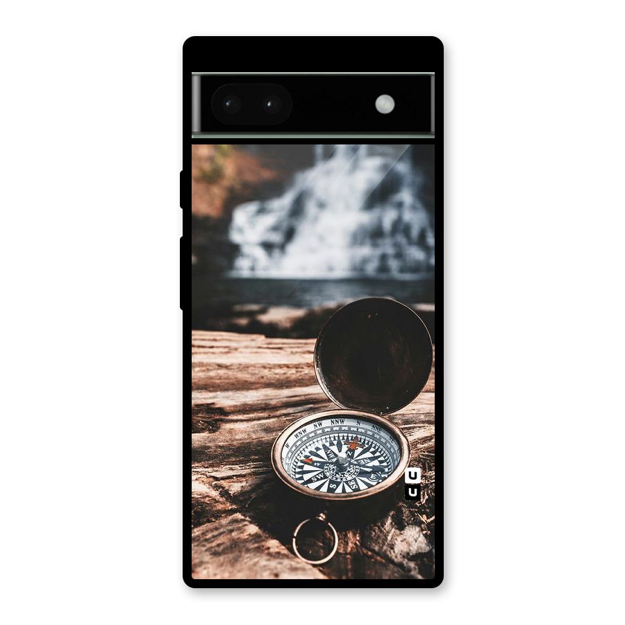 Compass Travel Glass Back Case for Google Pixel 6a