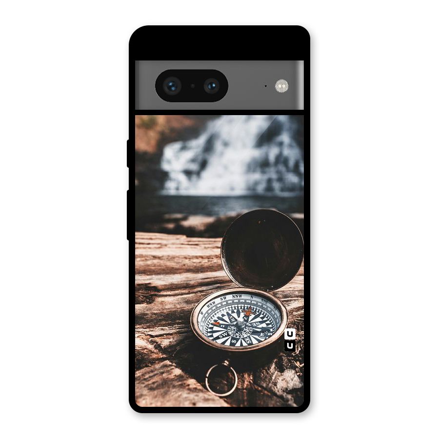 Compass Travel Glass Back Case for Google Pixel 7