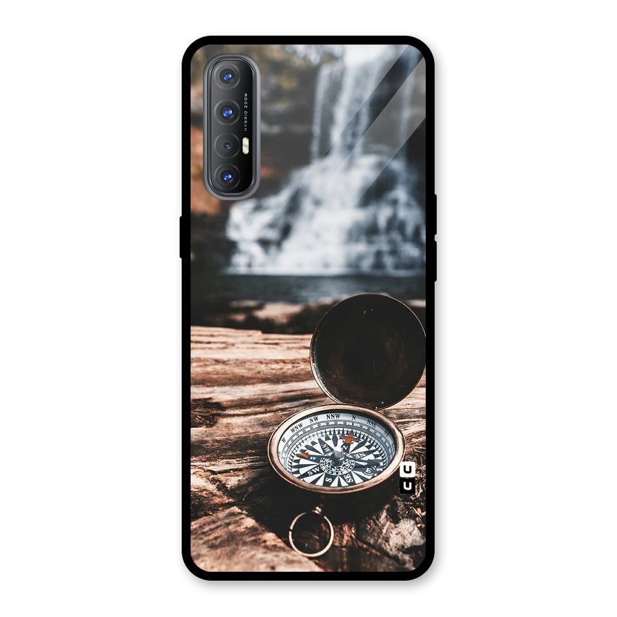 Compass Travel Glass Back Case for Oppo Reno3 Pro