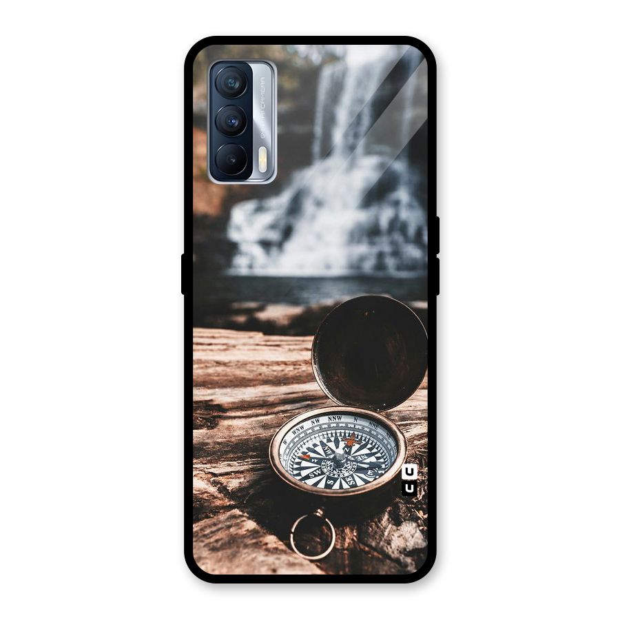 Compass Travel Glass Back Case for Realme X7