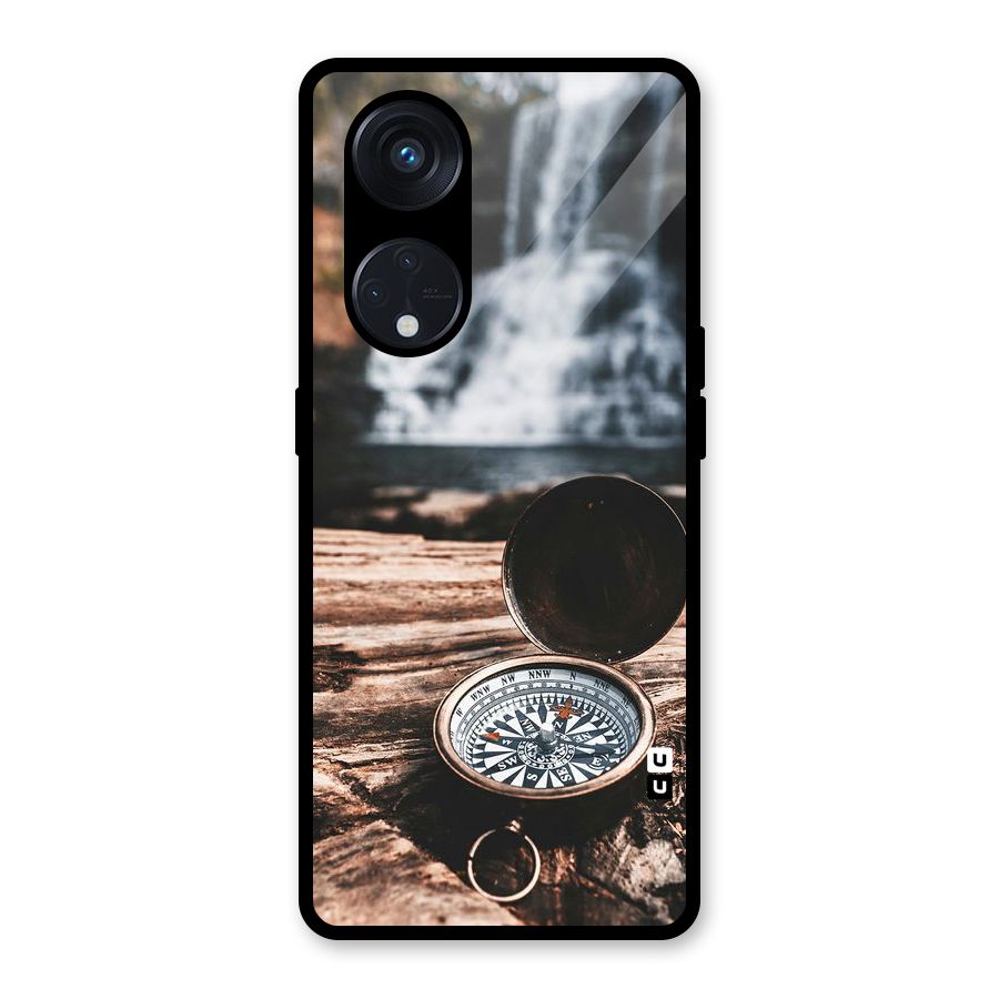 Compass Travel Glass Back Case for Reno8 T 5G