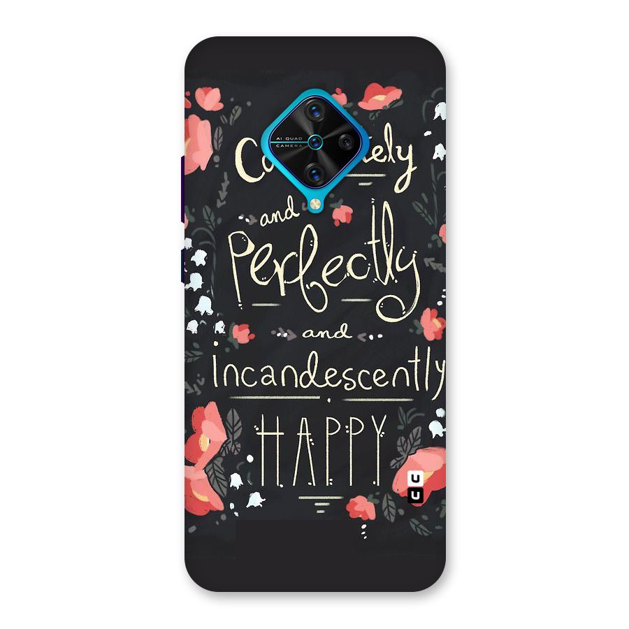Completely Happy Back Case for Vivo S1 Pro