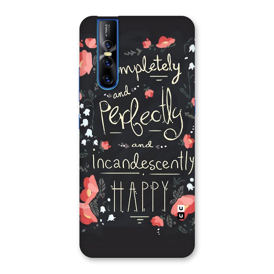Completely Happy Back Case for Vivo V15 Pro