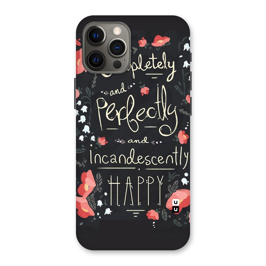 Completely Happy Back Case for iPhone 12 Pro Max