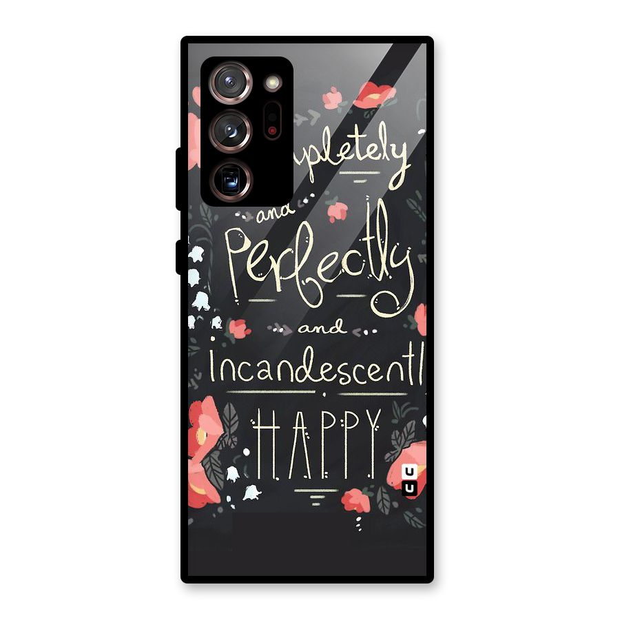 Completely Happy Glass Back Case for Galaxy Note 20 Ultra 5G