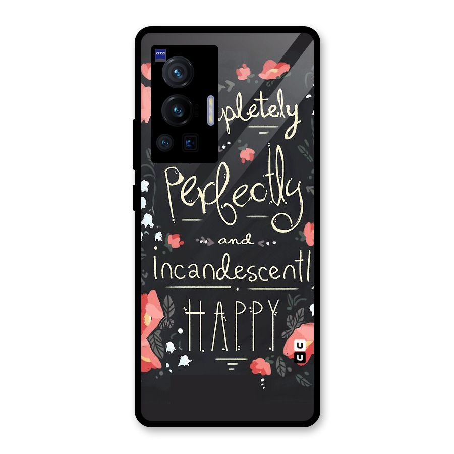 Completely Happy Glass Back Case for Vivo X70 Pro