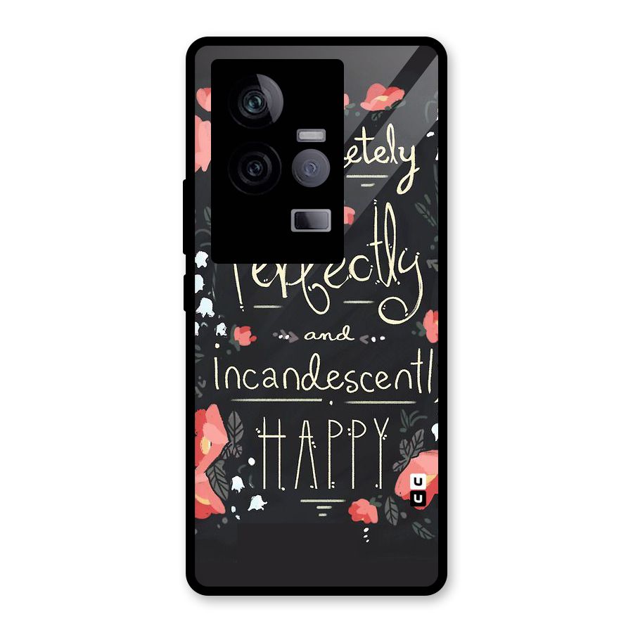Completely Happy Glass Back Case for Vivo iQOO 11 5G