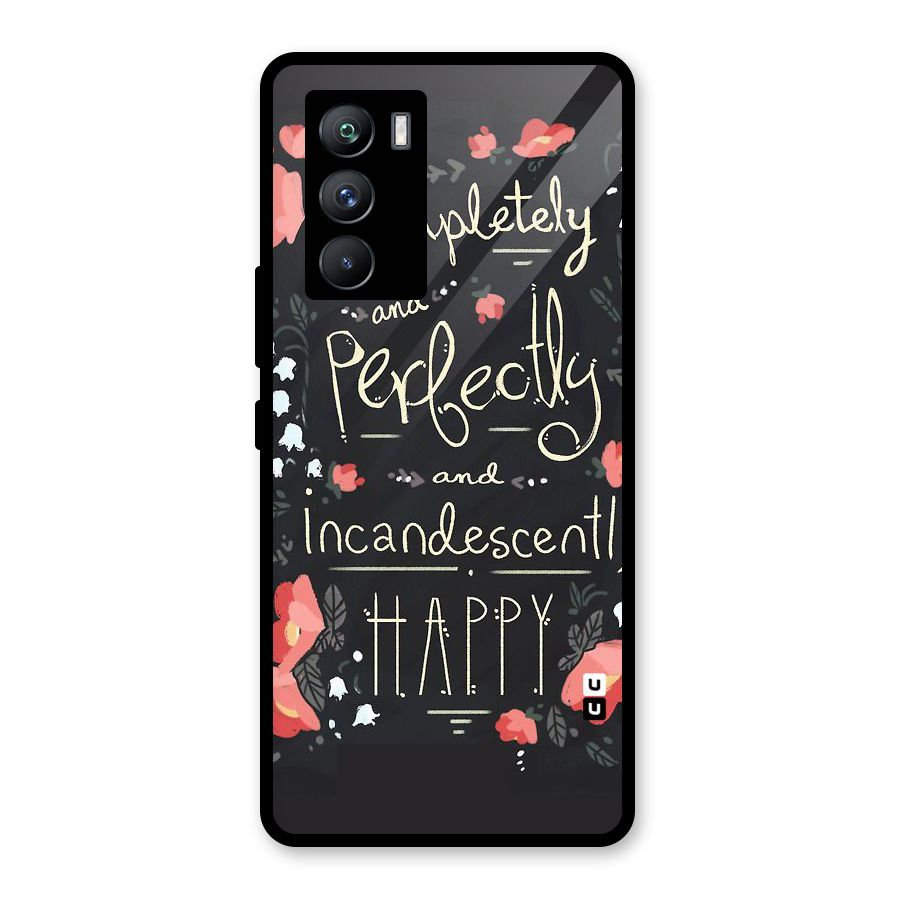 Completely Happy Glass Back Case for Vivo iQOO 9 SE