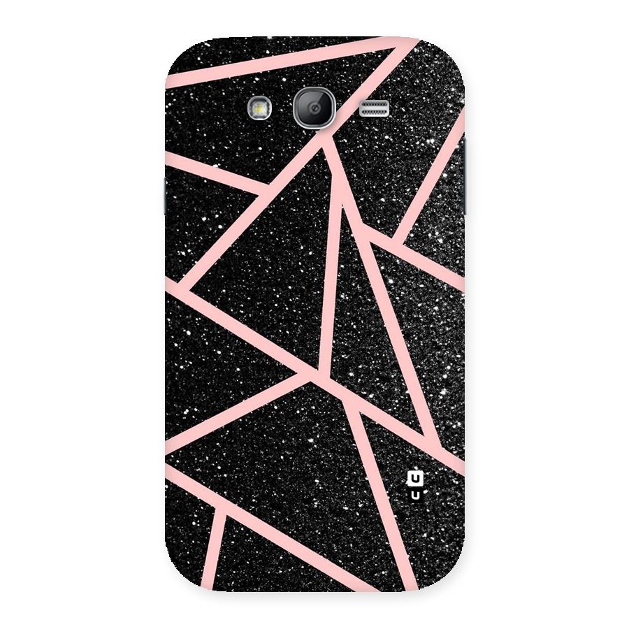 Concrete Black Pink Stripes Back Case for Galaxy Grand