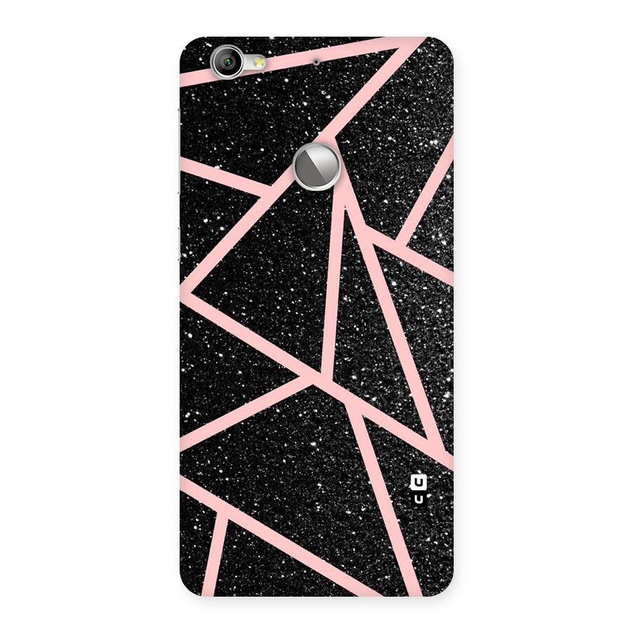 Concrete Black Pink Stripes Back Case for LeTV Le 1s