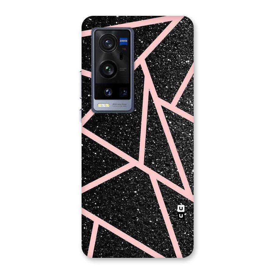 Concrete Black Pink Stripes Back Case for Vivo X60 Pro Plus