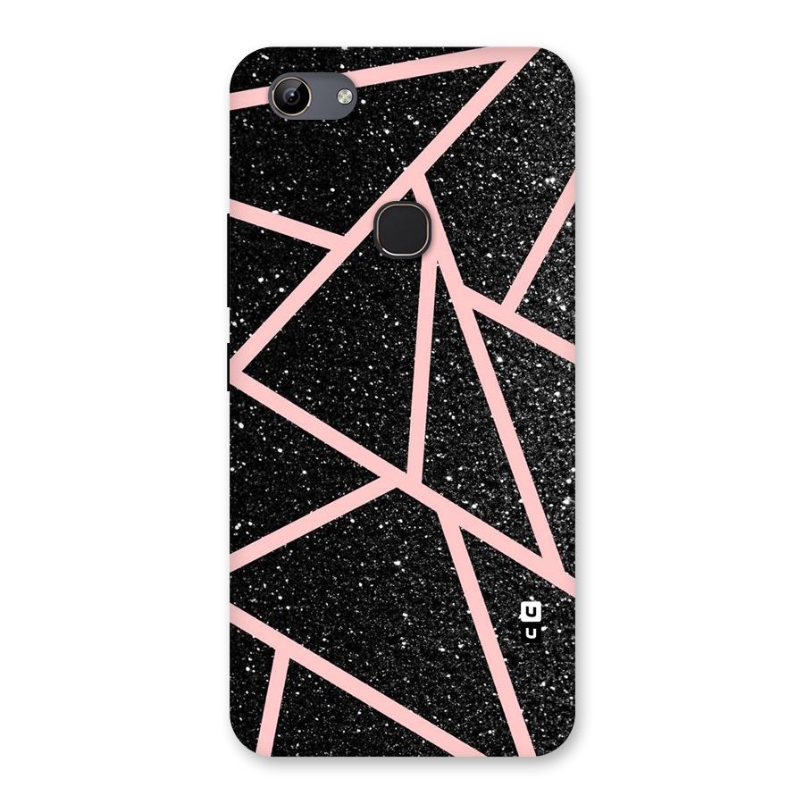 Concrete Black Pink Stripes Back Case for Vivo Y81
